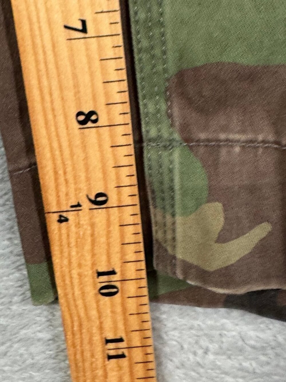 Polo Ralph Lauren Cargo Shorts Mens 38 Green Camo Relaxed Fit Gellar $118 *FLAW - Picture 5 of 14
